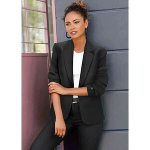 Lascana Women's Classic Black Blazer, Size 14